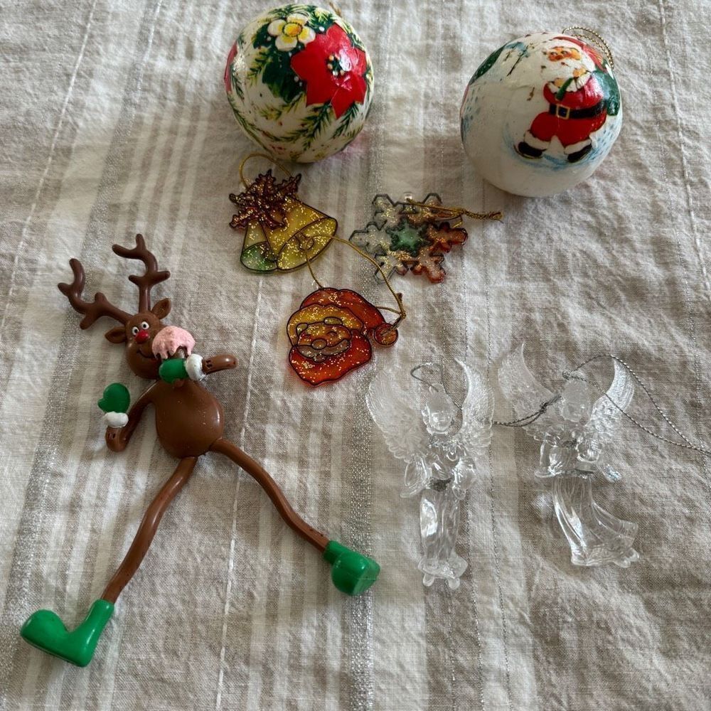 Christmas Ornaments Lot of 8